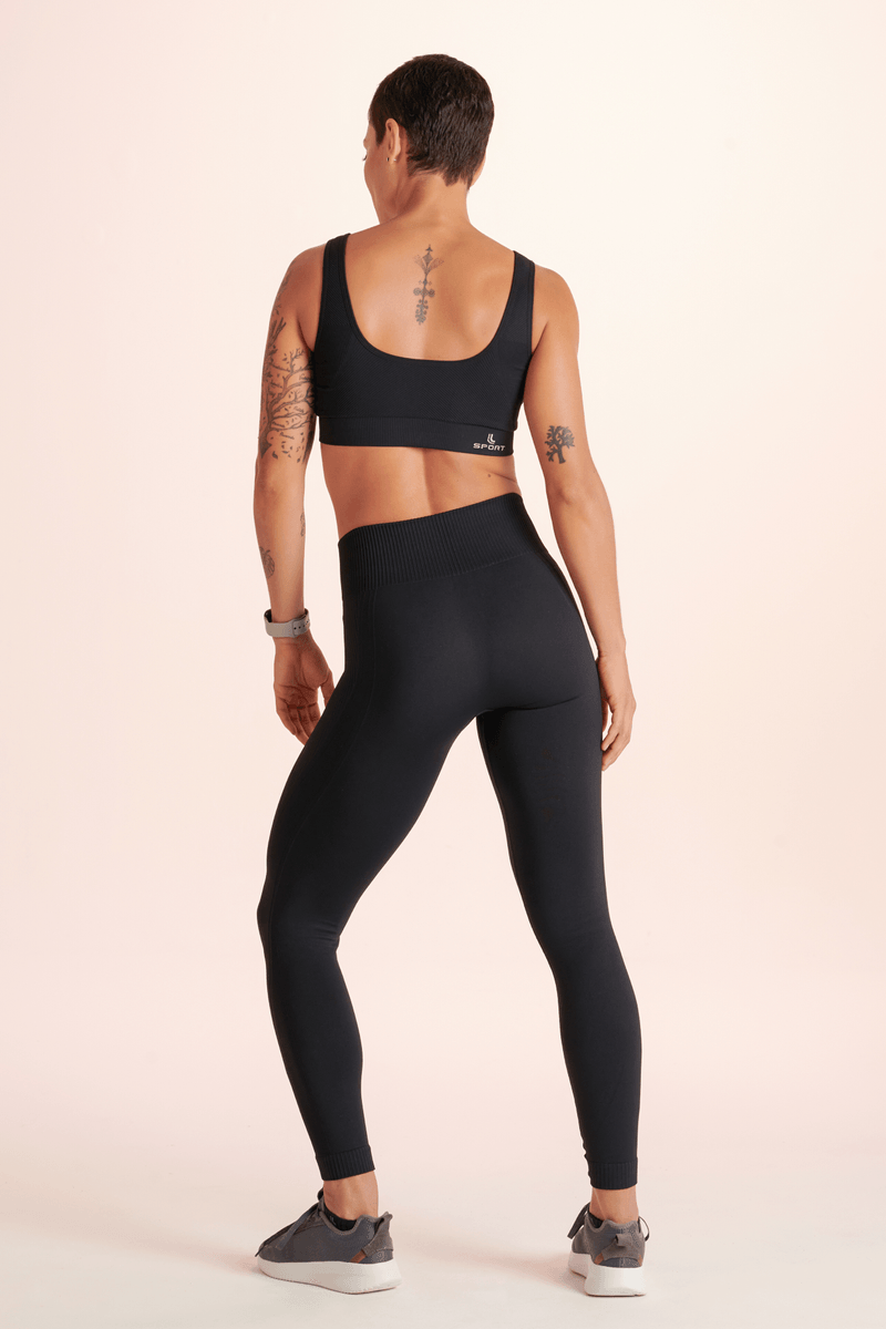 Legging Lupos Preto Detalhe